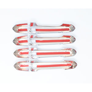 Trim Illusion - Chrome Patented Snap-on W/Tape Patented Door Handle Cover 15-19 Cadillac ATS/CTS, 16-20 Cadillac CT6, 19-24 Cadillac XT4, 20-24 Cadillac XT6/CT4, 17-24 Cadillac XT5 All doors W/Smart key 8 PCS