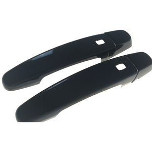 Trim Illusion - Gloss Black Patented Snap-on W/Tape Patented Door Handle Cover 16-24 Chevrolet Camaro W/ Smart Key 4 PCS