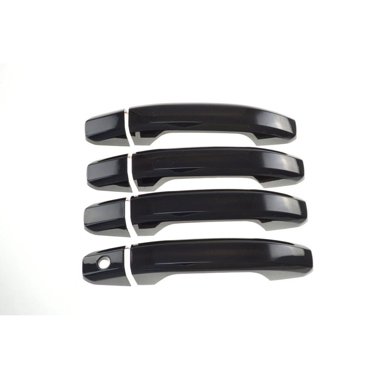 Trim Illusion - Gloss Black Patented Snap-on W/Tape Patented Door Handle Cover for Chevrolet/GMC Models 8 PCS (DH6226BLK)