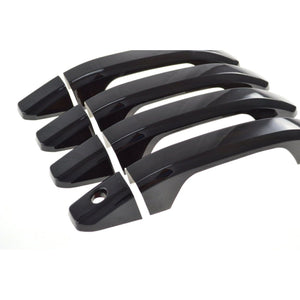 Trim Illusion - Gloss Black Patented Snap-on W/Tape Patented Door Handle Cover for Chevrolet/GMC Models 8 PCS (DH6226BLK)