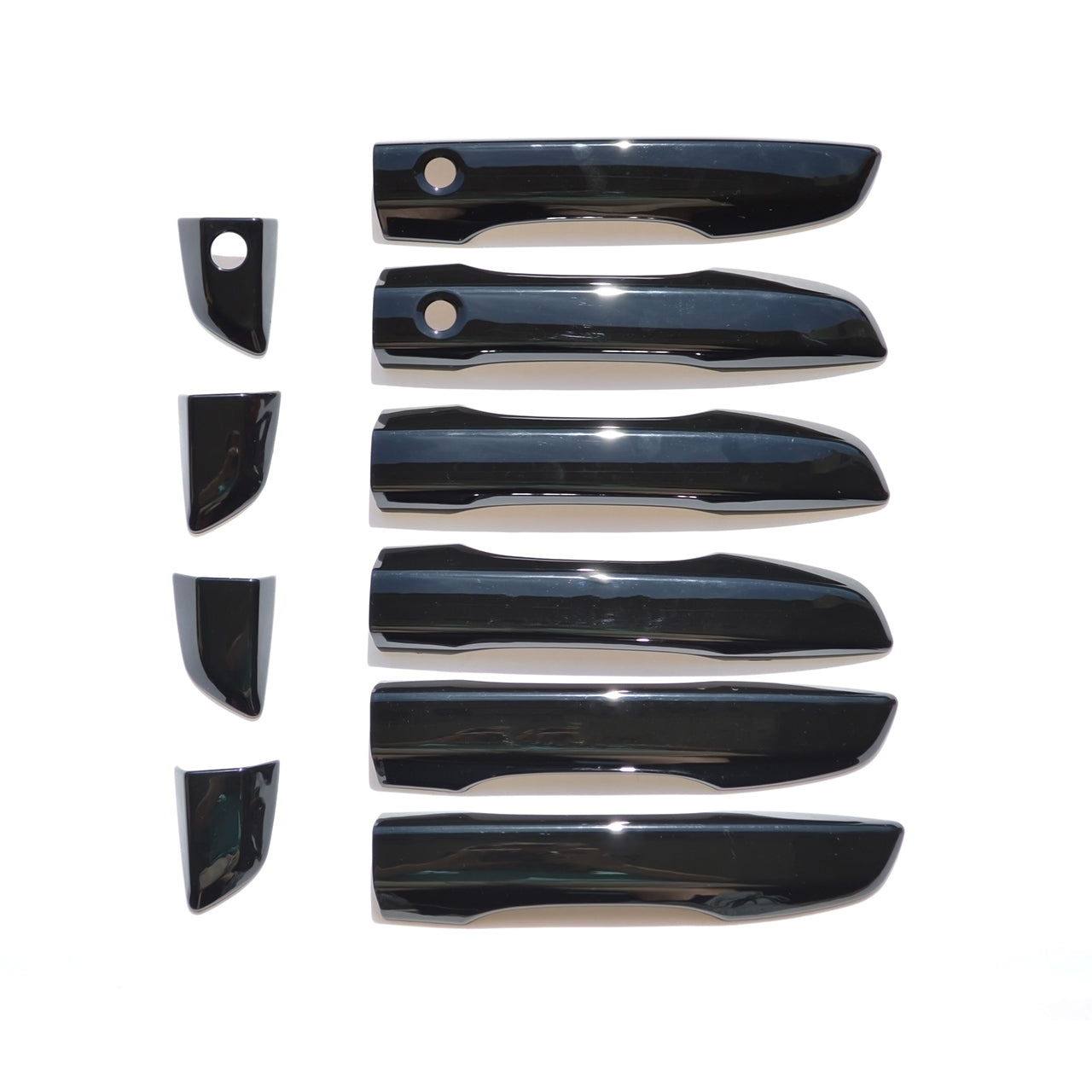 Trim Illusion - Gloss Black Patented Snap-on W/Tape Patented Door Handle Cover 16-21 Honda Civic W/ or W/O Smart Key 10 PCS