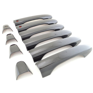 Trim Illusion - Gloss Black Tape-on Patented Door Handle Cover 14-16 Honda CR-V, 14-15 Honda Civic W/ or W/O Smart Key 8 PCS