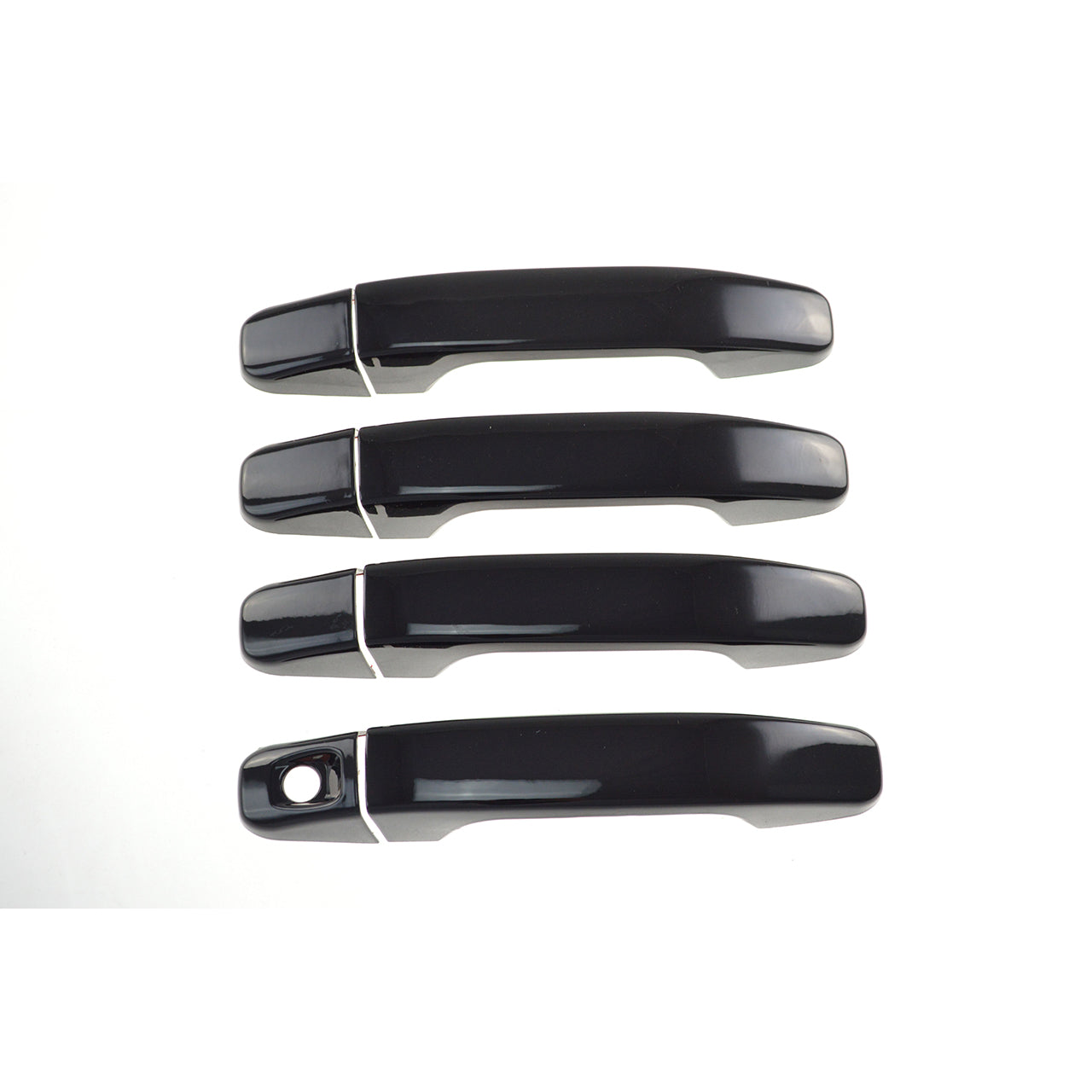 Trim Illusion - Gloss Black Patented Snap-on W/Tape Patented Door Handle Cover 15-22 Chevrolet Colorado, 15-22 GMC Canyon No Smart Key 8 PCS