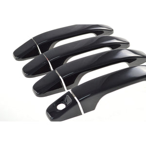 Trim Illusion - Gloss Black Patented Snap-on W/Tape Patented Door Handle Cover 15-22 Chevrolet Colorado, 15-22 GMC Canyon No Smart Key 8 PCS