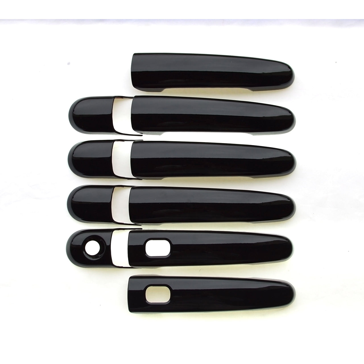 Trim Illusion - Gloss Black Patented Snap-on W/Tape Patented Door Handle Cover 13-19 Ford Taurus W/ or W/O Smart Key 10 PCS