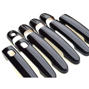 Trim Illusion - Gloss Black Patented Snap-on W/Tape Patented Door Handle Cover 13-19 Ford Taurus W/ or W/O Smart Key 10 PCS
