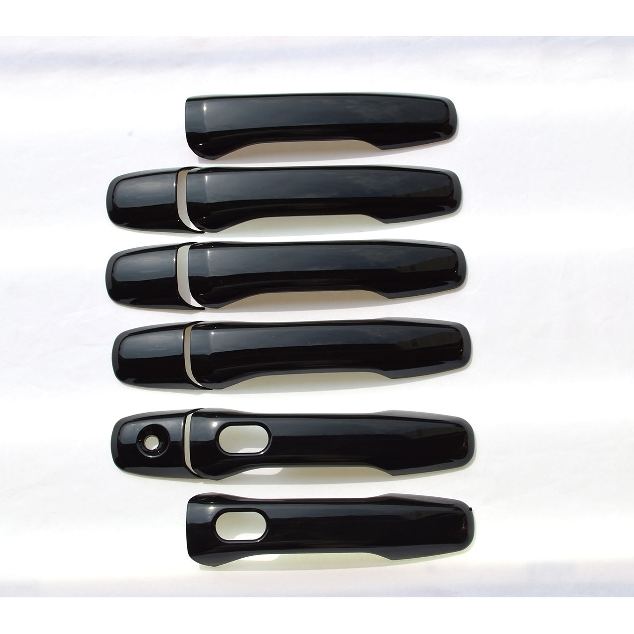 Trim Illusion - Gloss Black Patented Snap-on W/Tape Patented Door Handle Cover 11-19 Ford Explorer, 12-14 Ford Edge W/ or W/O Smart Key 8 PCS