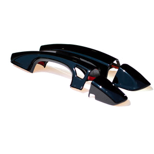 Trim Illusion - Gloss Black Patented Snap-on W/Tape Patented Door Handle Cover 15-23 Ford Mustang W/ Smart Key 4 PCS