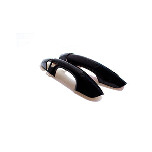 Trim Illusion - Gloss Black Patented Snap-on W/Tape Patented Door Handle Cover 15-23 Ford Mustang W/ Smart Key 4 PCS