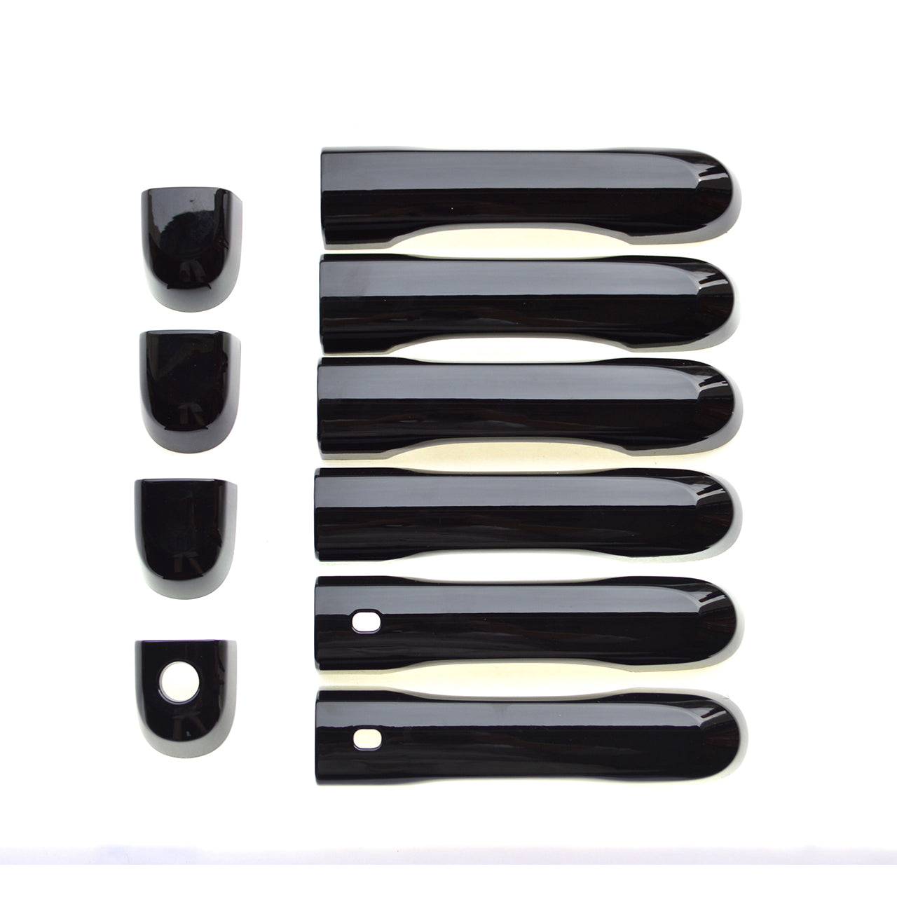 Trim Illusion - Gloss Black Tape-on Patented Door Handle Cover 15-23 Jeep Renegade W/ or W/O Smart Key 10 PCS