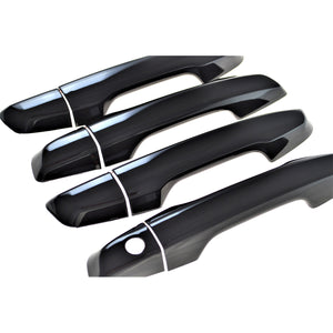 Trim Illusion - Gloss Black Patented Snap-on W/Tape Patented Door Handle Cover 17-22 Honda CR-V No Smart Key 8 PCS