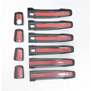 Trim Illusion - Gloss Black Patented Snap-on W/Tape Patented Door Handle Cover for Chevrolet/Buick Models 8 PCS (DH6280BLK)
