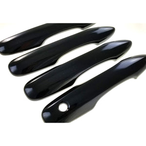 Trim Illusion - Gloss Black Patented Snap-on W/Tape Patented Door Handle Cover for Toyota/Subaru Models 4 PCS (DH6284BLK)