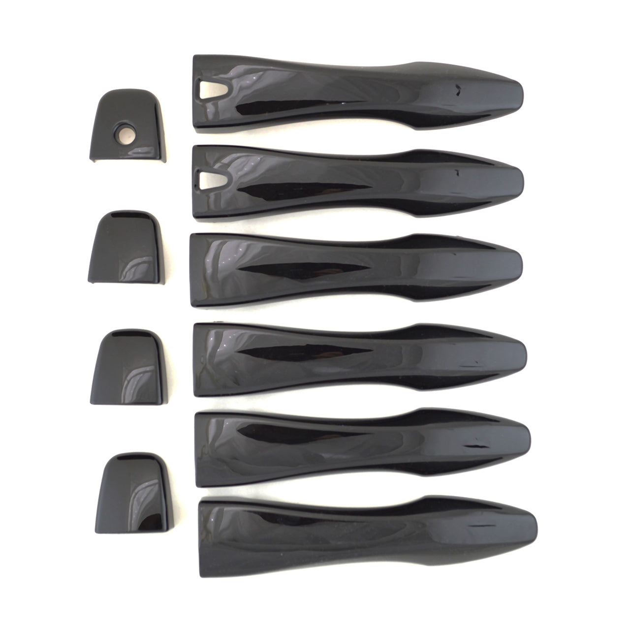 Trim Illusion - Gloss Black Patented Snap-on W/Tape Patented Door Handle Cover 13-18 Nissan Altima, 13-21 Nissan Pathfinder W/ or W/O Smart Key 10 PCS