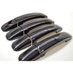 Trim Illusion - Gloss Black Patented Snap-on W/Tape Patented Door Handle Cover 19-24 Ford Ranger No Smart Key 8 PCS