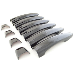 Trim Illusion - Gloss Black Patented Snap-on W/Tape Patented Door Handle Cover 19-23 Nissan Altima, 20-23 Nissan Sentra, 21-23 Nissan Rogue, 22-23 Nissan Pathfinder, 23-24 Nissan ARIYA W/ Smart Key 10 PCS