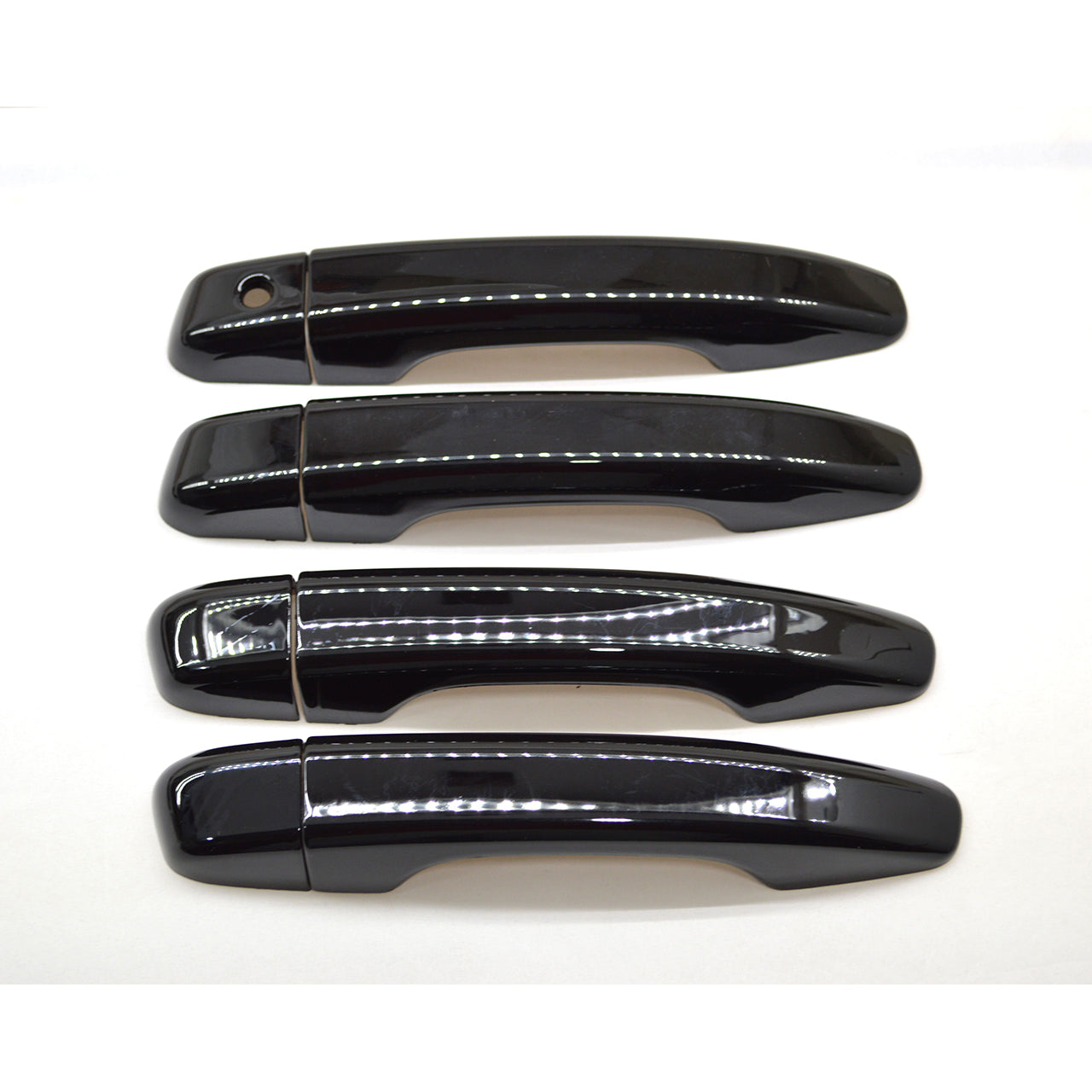 Trim Illusion - Gloss Black Patented Snap-on W/Tape Patented Door Handle Cover 18-24 Honda Accord, 19-22 Honda Insight No Smart Key 8 PCS