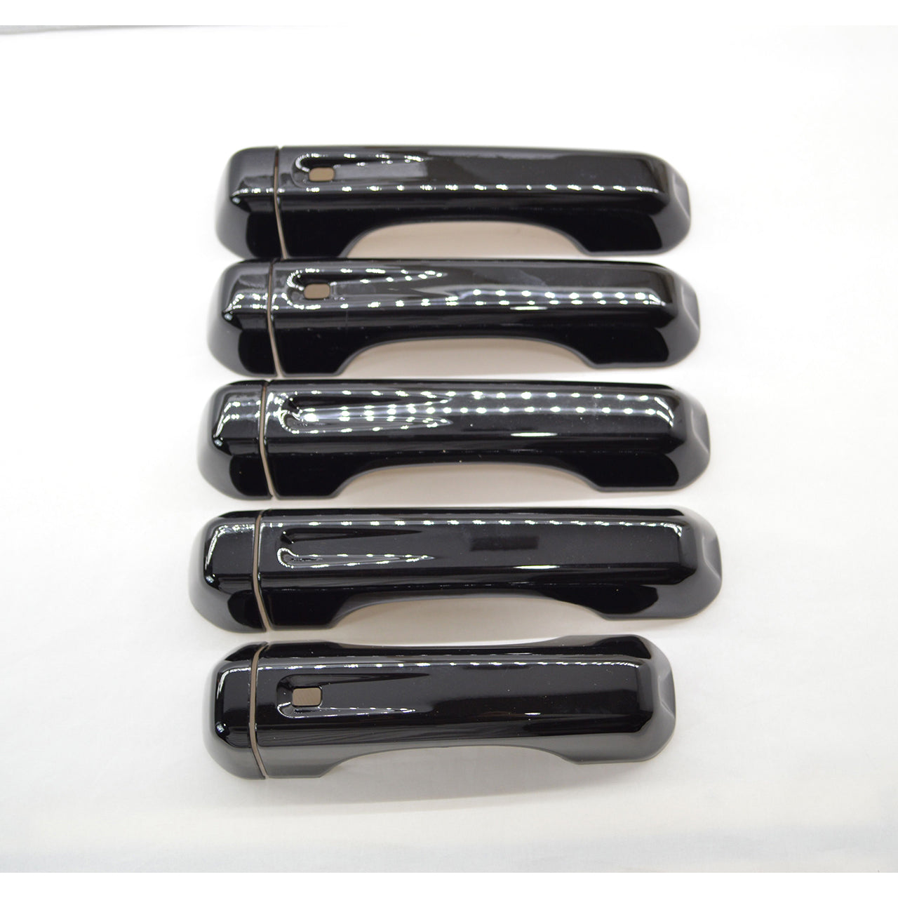 Trim Illusion - Gloss Black Patented Snap-on W/Tape Patented Door Handle Cover 18-23 Jeep Wrangler, 20-23 Jeep Gladiator W/ Smart Key 10 PCS