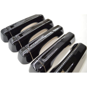Trim Illusion - Gloss Black Patented Snap-on W/Tape Patented Door Handle Cover 18-23 Jeep Wrangler, 20-23 Jeep Gladiator W/ Smart Key 10 PCS