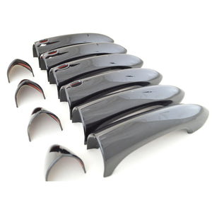 Trim Illusion - Gloss Black Patented Snap-on W/Tape Patented Door Handle Cover for Chevrolet/Buick Models 10 PCS (DH6302BLK)