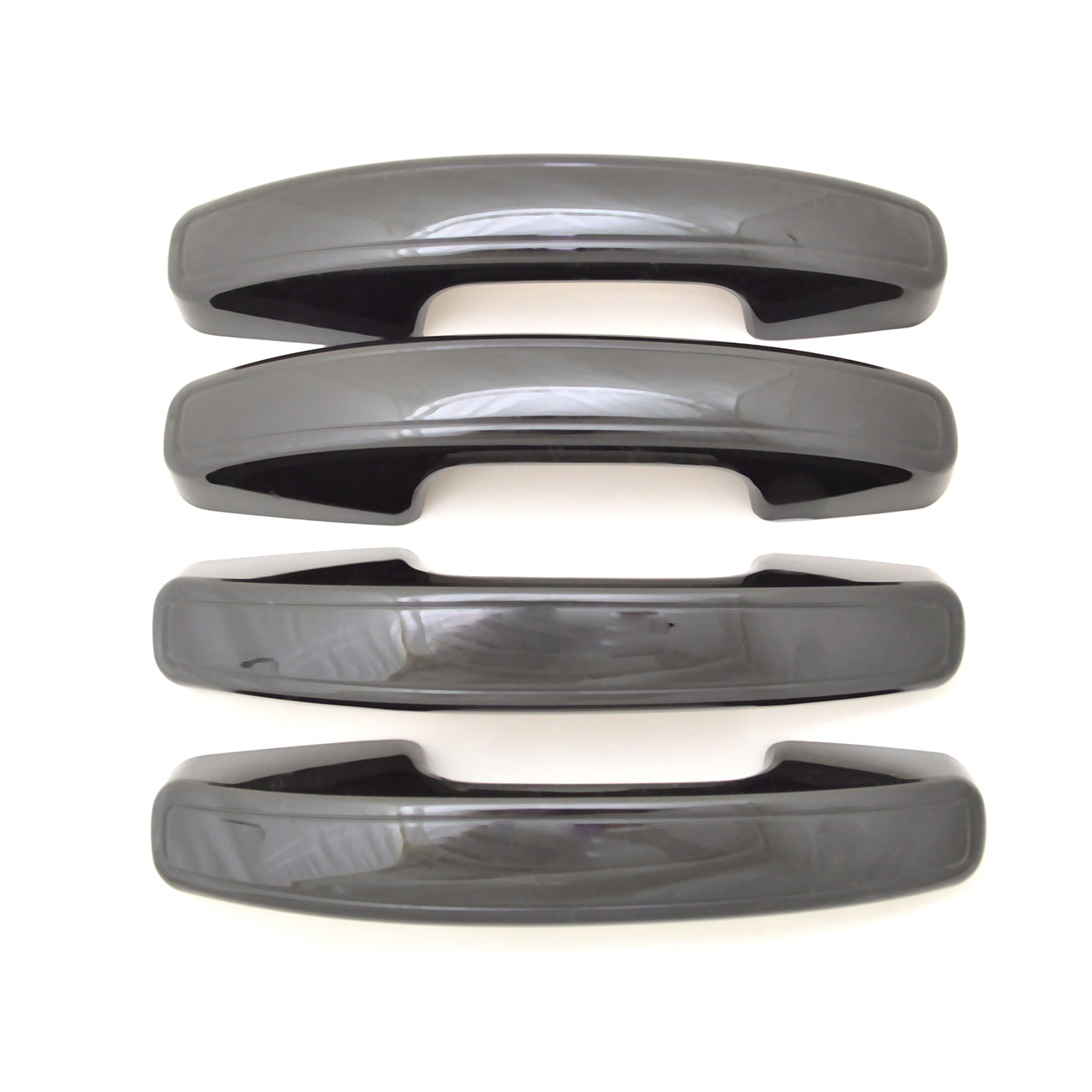 Trim Illusion - Gloss Black Patented Snap-on W/Tape Patented Door Handle Cover 18-24 Ford Expedition, 18-24 Lincoln Navigator Works over Keyless Sensors 4 PCS