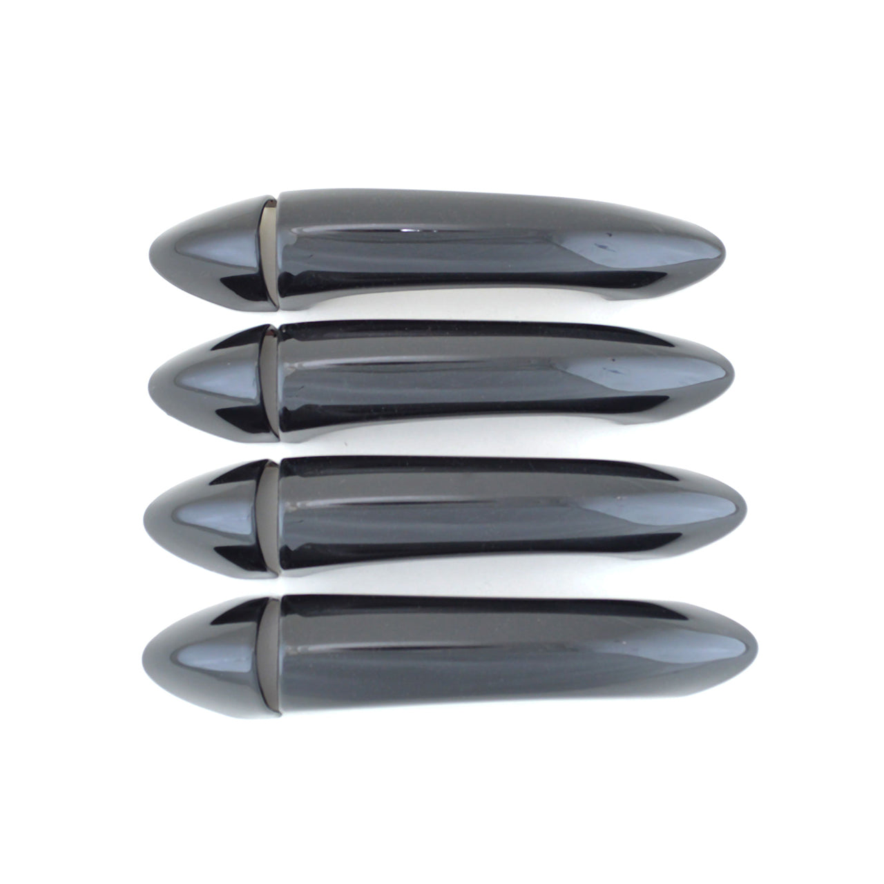 Trim Illusion - Gloss Black Patented Snap-on W/Tape Patented Door Handle Cover for Chevrolet/Buick Models 8 PCS (DH6308BLK)