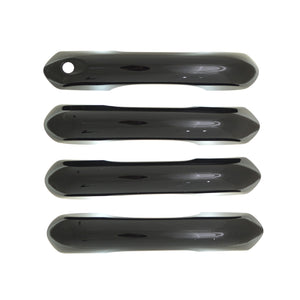 Trim Illusion -  Gloss Black Patented Snap-on W/Tape Patented Door Handle Cover 20-24 Ford Explorer Works over Keyless Sensors 4 PCS