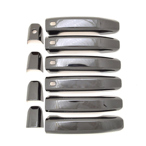 Trim Illusion - Gloss Black Patented Snap-on W/Tape Patented Door Handle Cover for Chevrolet/GMC Models 10 PCS (DH6310BLK)