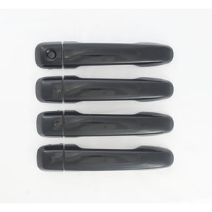 Trim Illusion - Gloss Black Patented Snap-on W/Tape Patented Door Handle Cover 10-23 Toyota 4Runner Does not fit Limited Works over Keyless Sensors 8 PCS