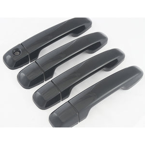 Trim Illusion - Gloss Black Patented Snap-on W/Tape Patented Door Handle Cover 10-23 Toyota 4Runner Does not fit Limited Works over Keyless Sensors 8 PCS