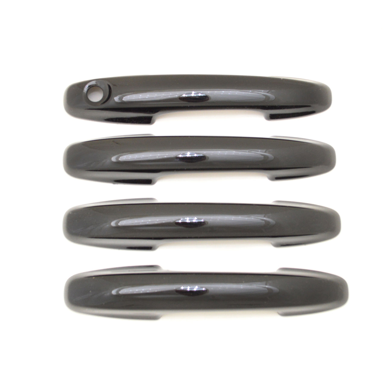 Trim Illusion - Gloss Black Patented Snap-on W/Tape Patented Door Handle Cover 20-24 Ford Escape Works over Keyless Sensors 4 PCS