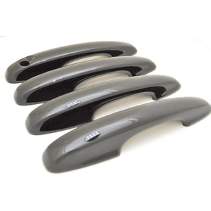 Trim Illusion - Gloss Black Patented Snap-on W/Tape Patented Door Handle Cover 20-24 Ford Escape Works over Keyless Sensors 4 PCS