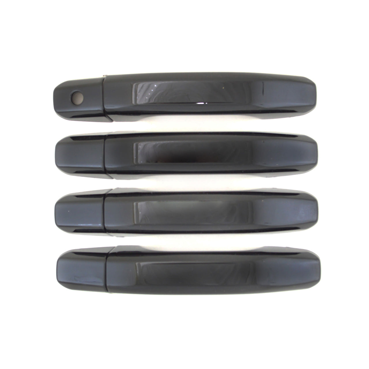 Trim Illusion - Gloss Black Patented Snap-on W/Tape Patented Door Handle Cover for Chevrolet/GMC Models 8 PCS (DH6315BLK)