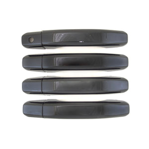 Trim Illusion - Gloss Black Patented Snap-on W/Tape Patented Door Handle Cover for Chevrolet/GMC Models 8 PCS (DH6315BLK)