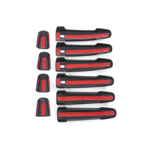 Trim Illusion - Gloss Black Patented Snap-on W/Tape Patented Door Handle Cover for Chevrolet/GMC Models 10 PCS (DH6319BLK)