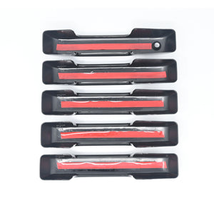 Trim Illusion - Gloss Black Patented Snap-on W/Tape Patented Door Handle Cover 21-24 Ford Bronco No Smart Key 5 PCS