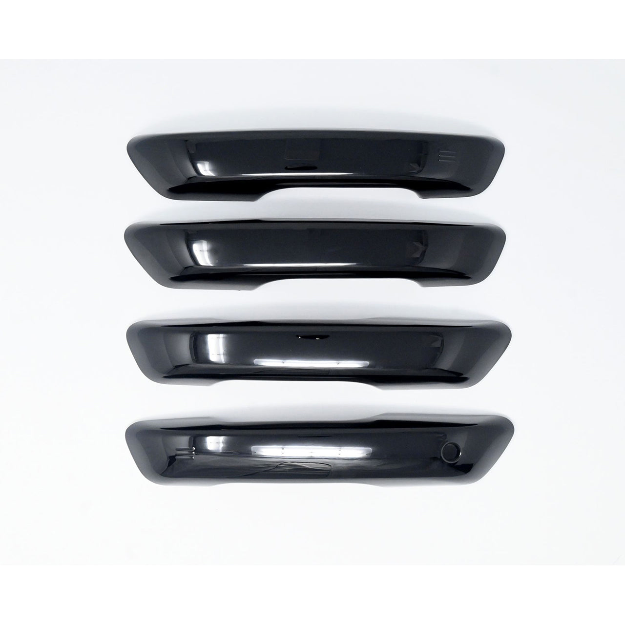 Trim Illusion - Gloss Black Patented Snap-on W/Tape Patented Door Handle Cover 21-23 Jeep Grand Cherokee L Works over Keyless Sensors 4 PCS