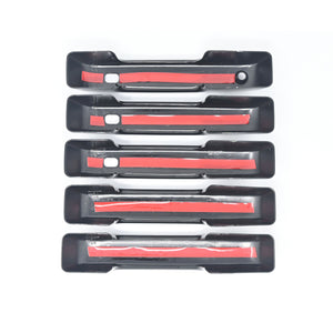 Trim Illusion - Gloss Black Patented Snap-on W/Tape Patented Door Handle Cover 21-24 Ford Bronco W/ Smart Key 5 PCS