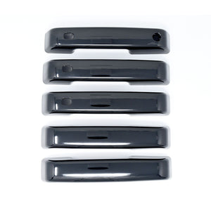 Trim Illusion - Gloss Black Patented Snap-on W/Tape Patented Door Handle Cover 21-24 Ford Bronco W/ Smart Key 5 PCS