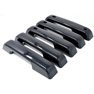 Trim Illusion - Gloss Black Patented Snap-on W/Tape Patented Door Handle Cover 21-24 Ford Bronco W/ Smart Key 5 PCS