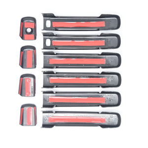 Trim Illusion - Gloss Black Patented Door Handle Cover 04-08 Nissan Maxima, 04-12 Nissan Sentra, 05-23 Nissan Frontier, 07-12 Nissan Altima W/ or W/O Smart Key 10 PCS
