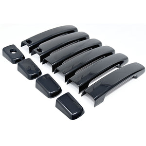 Trim Illusion - Gloss Black Patented Door Handle Cover 04-08 Nissan Maxima, 04-12 Nissan Sentra, 05-23 Nissan Frontier, 07-12 Nissan Altima W/ or W/O Smart Key 10 PCS