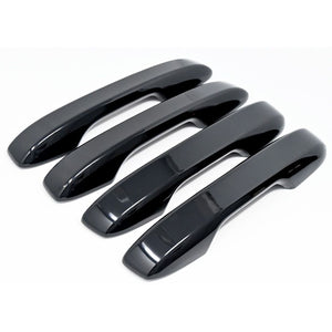 Trim Illusion - Gloss Black Patented Snap-on W/Tape Patented Door Handle Cover 22-24 Honda Civic, 23-24 Honda HR-V/CR-V Works over Keyless Sensors 4 PCS