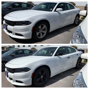 Trim Illusion - 4 PCS Gloss Black Tape-on Patented Door Handle Cover 11-23 Dodge Charger, 12-23 Dodge Challenger W/ Smart Key