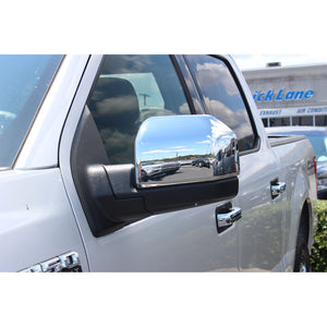 Trim Illusion - Chrome Patented Snap-on W/Tape Patented Door Handle Cover 15-20 Ford F-150, 17-22 Ford F-250 Super Duty/F-350 Super Duty W/ or W/O Smart Key 6 PCS