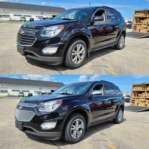 Trim Illusion - Chrome Tape-on Patented Door Handle Cover 07-16 GMC Acadia, 11-17 GMC Terrain, 08-12 Chevrolet Malibu, 09-17 Chevrolet Traverse, 10-17 Chevrolet Equinox No Smart Key 8 PCS