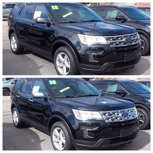 Trim Illusion - Chrome Tape-on Patented Grille Overlay 18-19 Ford Explorer ONLY FOR XLT/LIMITED 1 PC