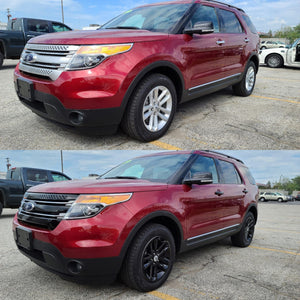 Trim Illusion - Gloss Black Tape-on Patented Grille Overlay 11-15 Ford Explorer Does Not Fit Sport 3 PCS