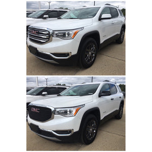Trim Illusion - Mesh Gloss Black Tape-on Patented Grille Overlay 17-19 GMC Acadia SLT 1 PC