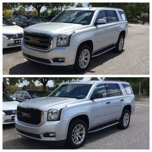 Trim Illusion - Gloss Black Tape-on Patented Grille Overlay 15-20 GMC Yukon SLE/SLT 3 PCS